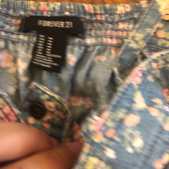 Floral denim dress - Picture 2 of 2